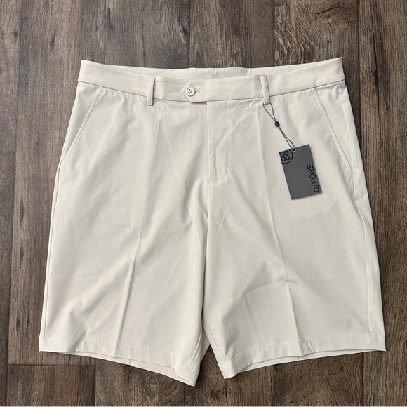 G/Fore Lined Golf Stretch Shorts Men’s Size 38 Beige Stone